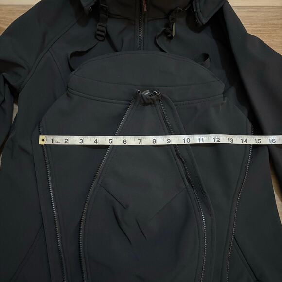 Mamalila Allrounder Black Softshell Maternity and Babywearing Jacket M - Picture 8 of 15